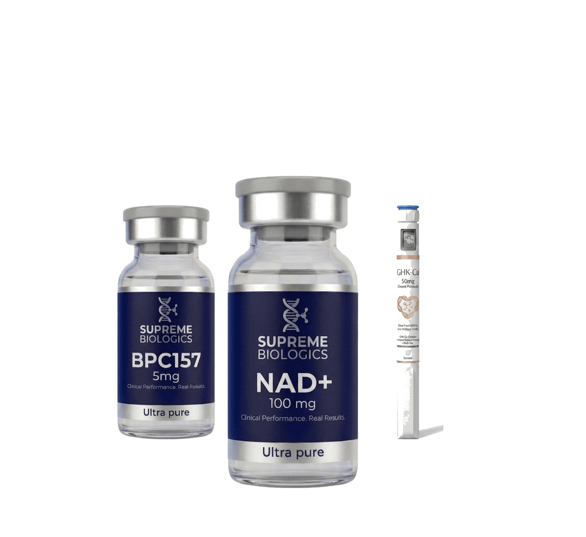 GLOW Stack: GHK-Cu + BPC-157 + NAD+ — Calyssee