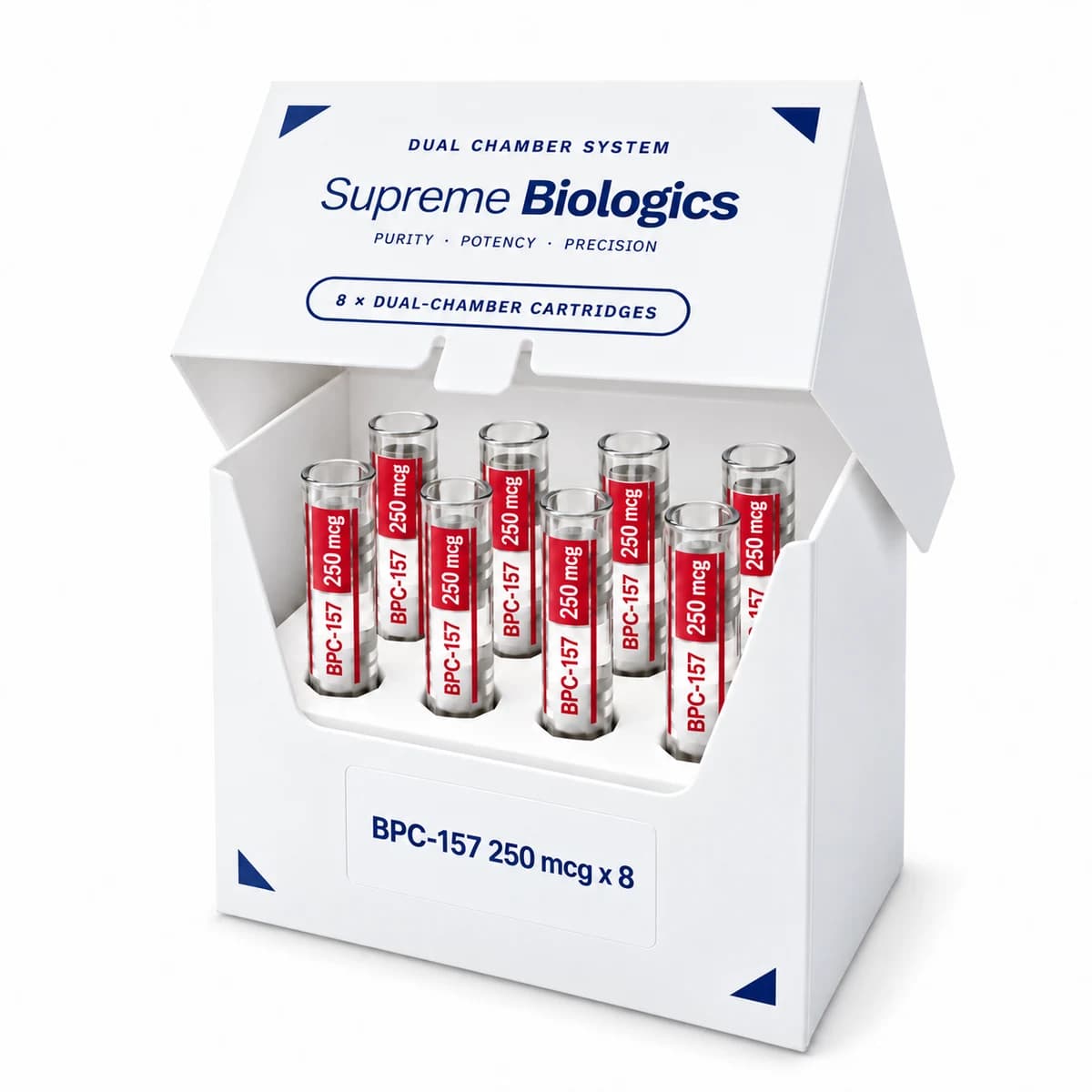 BPC-157 Dual Chamber Cartridges — Supreme Biologics