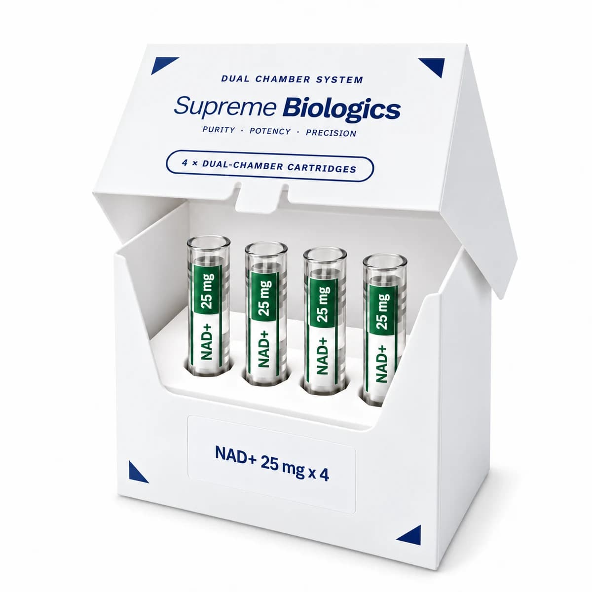 NAD+ Dual Chamber Cartridges — Supreme Biologics